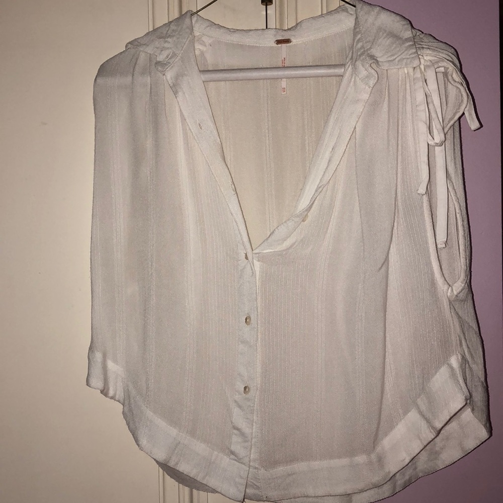 White Free People Tank